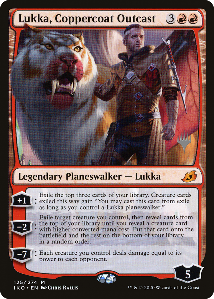 Lukka, Coppercoat Outcast (PPIKO-125P) - Ikoria: Lair of Behemoths Promos (Promo Pack)