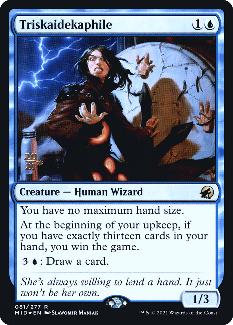 Triskaidekaphile (PRE-81S) - Innistrad: Midnight Hunt Promos (Prerelease) Foil