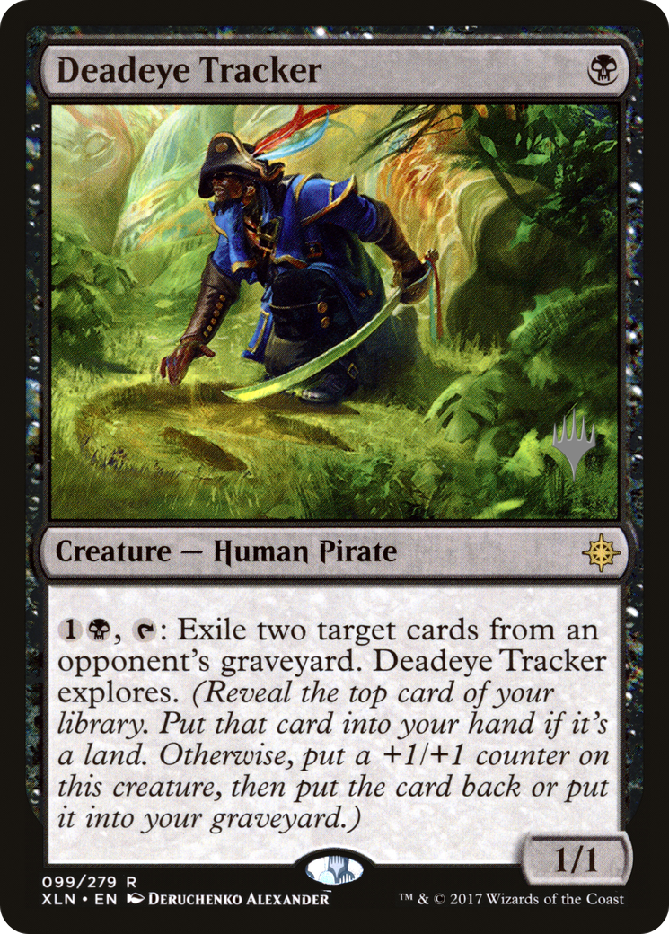 Deadeye Tracker (PPM20-99P) - Ixalan Promos (Promo Pack) Foil