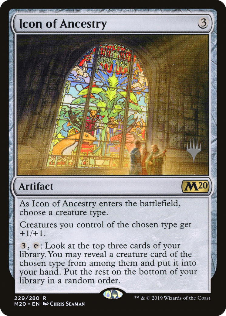 Icon of Ancestry (PPM20-229P) - Core Set 2020 Promos (Promo Pack) Foil