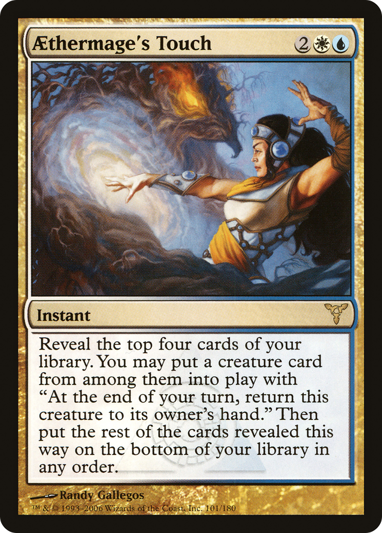 Aethermage's Touch (DIS-101) - Dissension Foil