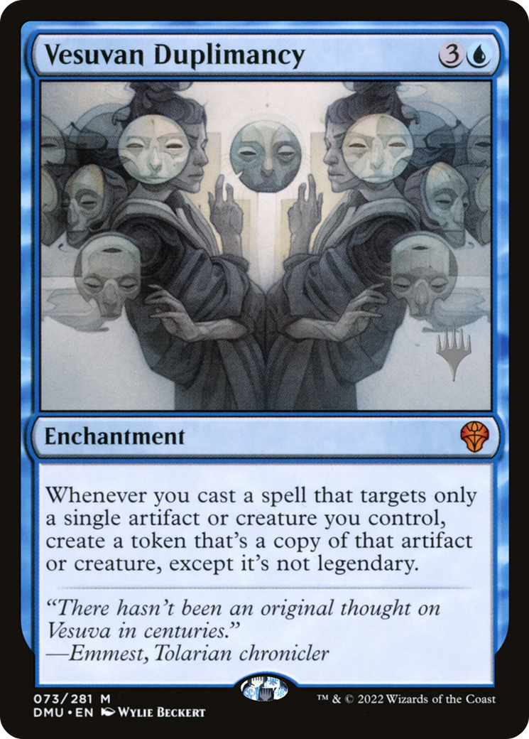Vesuvan Duplimancy (PPDMU-073) - Dominaria United Promos (Promo Pack)