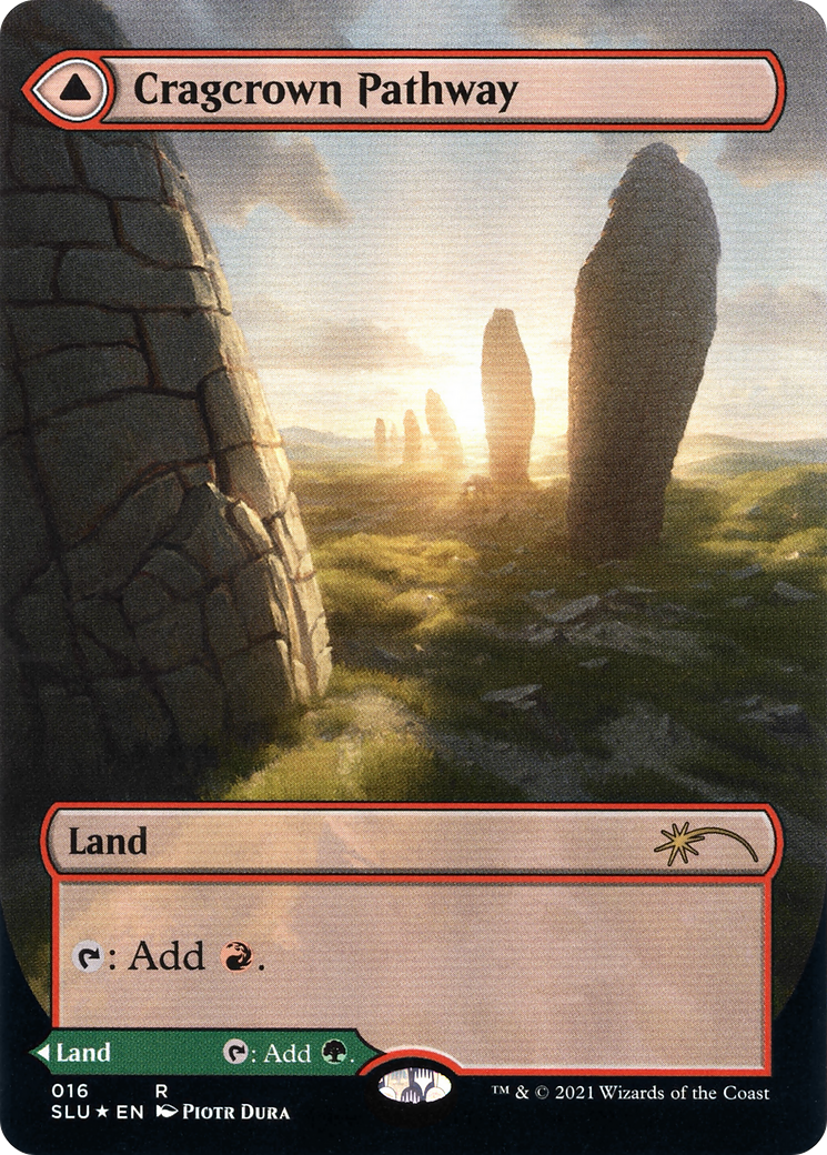 Cragcrown Pathway // Timbercrown Pathway (Borderless)(SLU-016) - Secret Lair: Ultimate Edition: (Showcase) Foil