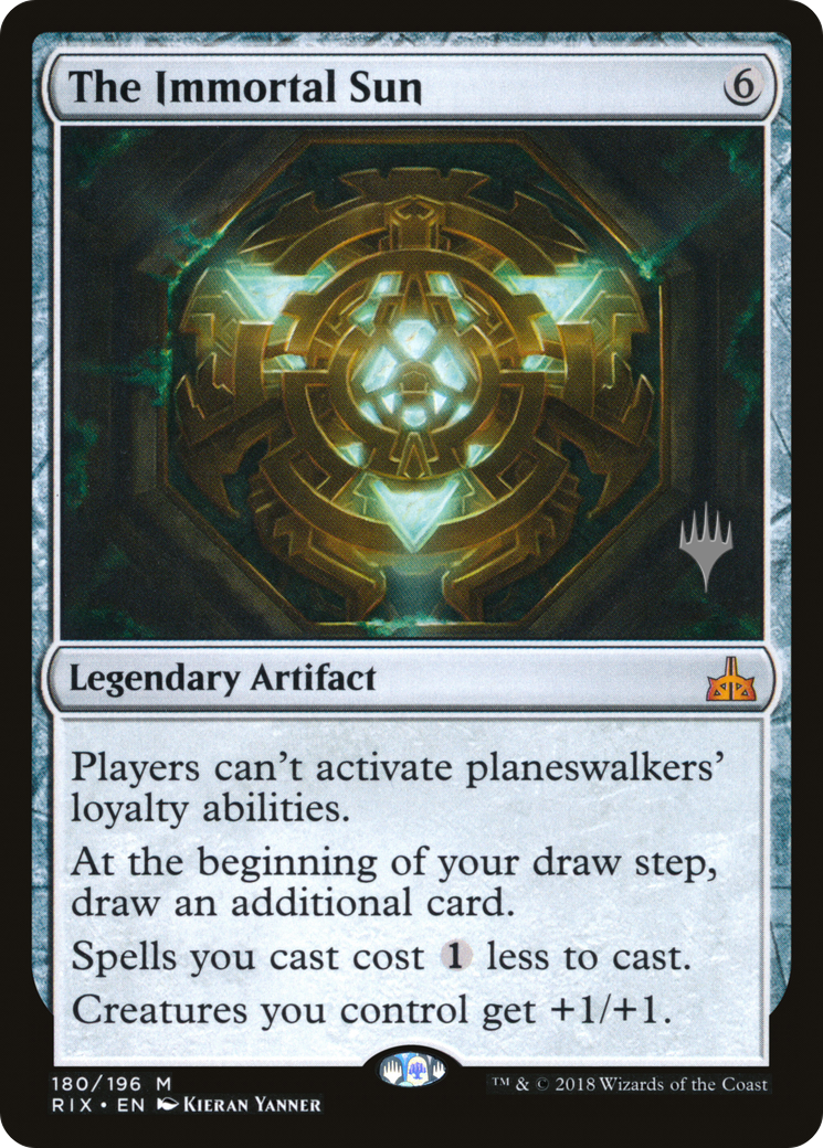 The Immortal Sun (PPM20-180) - Rivals of Ixalan Promos Foil (Promo Pack)