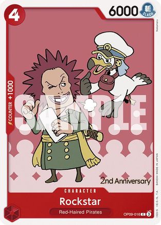 (OP09-016) Rockstar - Emperors in the New World: 2nd Anniversary Tournament Cards Normal