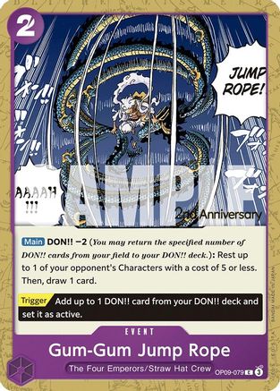 (OP09-079) Gum-Gum Jump Rope - Emperors in the New World: 2nd Anniversary Tournament Cards Normal
