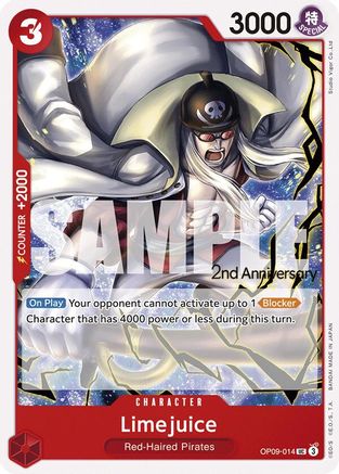 (OP09-014) Limejuice - Emperors in the New World: 2nd Anniversary Tournament Cards Normal