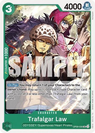 (OP09-030) Trafalgar Law - Emperors in the New World: 2nd Anniversary Tournament Cards Normal