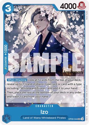 (OP09-044) Izo - Emperors in the New World: 2nd Anniversary Tournament Cards Normal