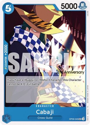 (OP09-045) Cabaji - Emperors in the New World: 2nd Anniversary Tournament Cards Normal