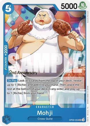 (OP09-053) Mohji - Emperors in the New World: 2nd Anniversary Tournament Cards Normal