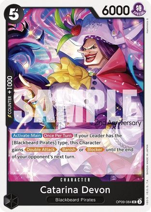 (OP09-084) Catarina Devon - Emperors in the New World: 2nd Anniversary Tournament Cards Normal