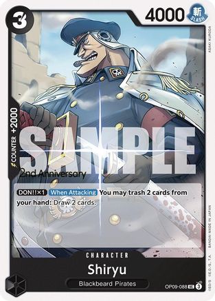 (OP09-088) Shiryu - Emperors in the New World: 2nd Anniversary Tournament Cards Normal