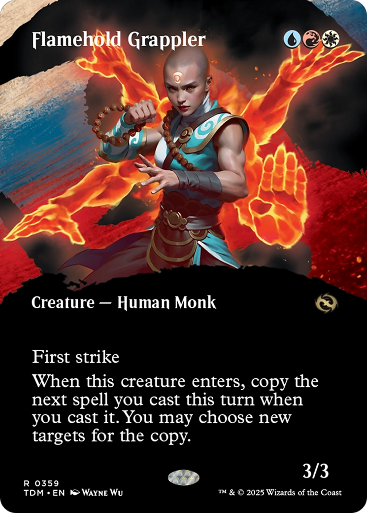 Flamehold Grappler (TDM-359) - Tarkir: Dragonstorm: (Showcase) Foil