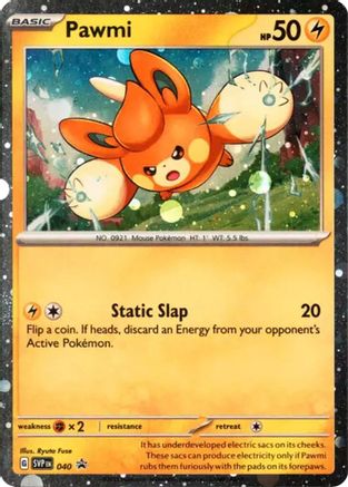 Pawmi (Cosmos Holo) (40) - SV Scarlet & Violet Promo Cards Holofoil - Promo
