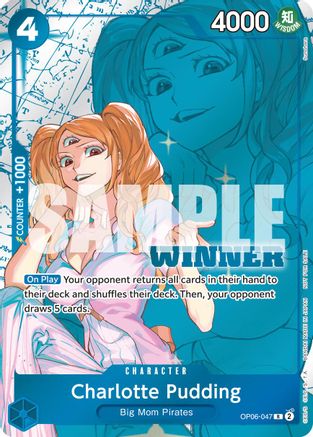 (OP06-047) Charlotte Pudding (Winner Pack 2025 Vol. 1) - One Piece Promotion Cards Foil