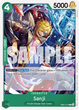 (EB01-014) Sanji (Tournament Pack 2025 Vol. 1) - One Piece Promotion Cards - Normal