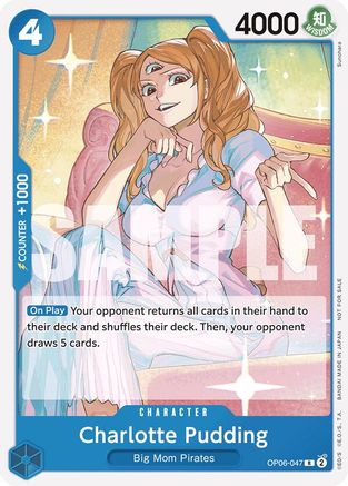 (OP06-047) Charlotte Pudding (Tournament Pack 2025 Vol. 1) - One Piece Promotion Cards Normal