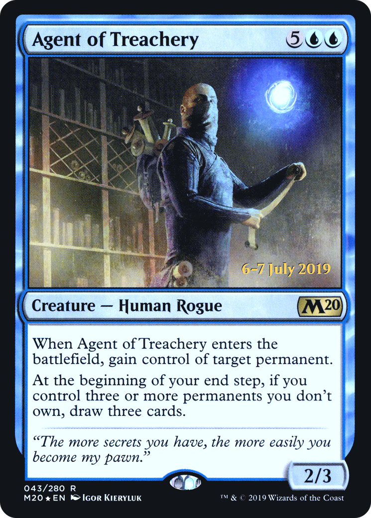 Agent of Treachery (PRE-43S) - Core Set 2020 Promos (Prerelease) Foil