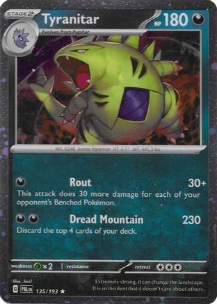 Tyranitar 135/193 - Miscellaneous Cards & Products Holofoil - Promo