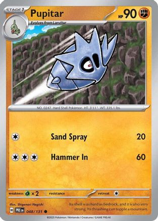 Pupitar (48/131) - SV Prismatic Evolutions - Common