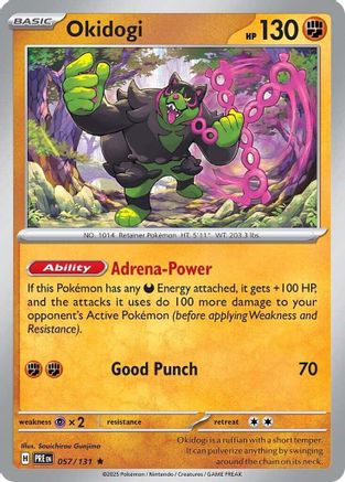 Okidogi (57/131) - SV Prismatic Evolutions Holofoil - Rare