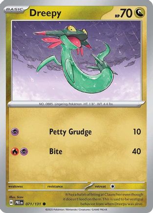 Dreepy 071/131 - SV Prismatic Evolutions Normal - Common