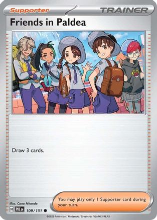 Friends in Paldea (109/131) - SV Prismatic Evolutions Reverse Holofoil - Common