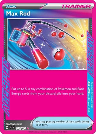 Max Rod (116/131) - SV Prismatic Evolutions Holofoil - ACE SPEC Rare