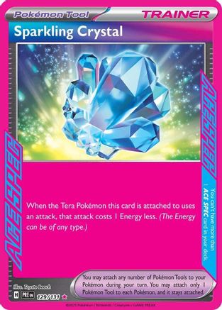 Sparkling Crystal (129/131) - SV Prismatic Evolutions Holofoil - ACE SPEC Rare