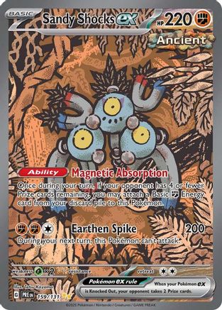 Sandy Shocks ex (159/131) - SV Prismatic Evolutions Holofoil - Special Illustration Rare