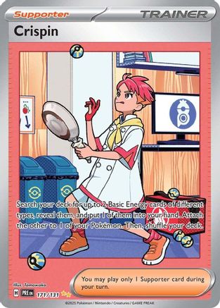 Crispin (171/131) - SV Prismatic Evolutions Holofoil - Special Illustration Rare