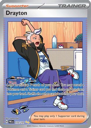 Drayton 172/131 - SV Prismatic Evolutions Holofoil - Special Illustration Rare