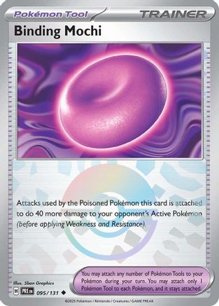 Binding Mochi (Poke Ball Pattern) (95/131) - SV Prismatic Evolutions Holofoil - Uncommon