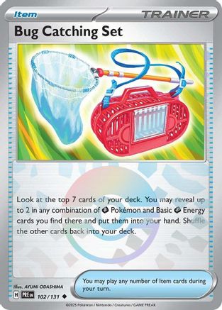 Bug Catching Set (Poke Ball Pattern) (102/131) - SV Prismatic Evolutions Holofoil - Uncommon
