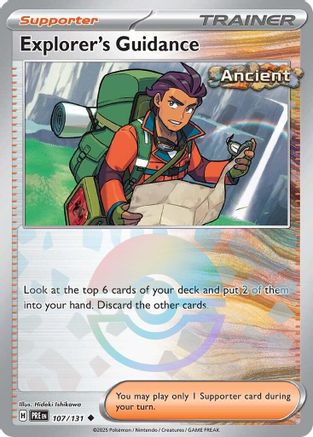 Explorer's Guidance (Poke Ball Pattern) 107/131 - SV Prismatic Evolutions Holofoil - Uncommon
