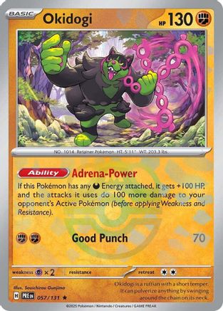Okidogi (Master Ball Pattern) (57/131) - SV Prismatic Evolutions Holofoil - Rare