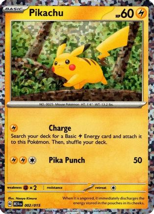 Pikachu (2/015) - McDonalds Promos 2024 Holofoil - Promo