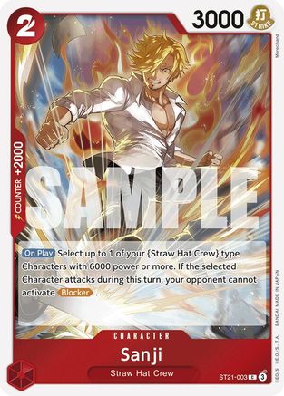 (ST21-003) Sanji - Starter Deck EX: Gear 5 - Foil