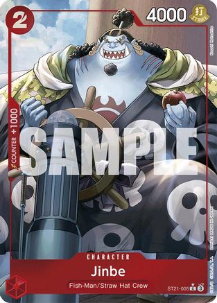 (ST21-005) Jinbe (Parallel) - Starter Deck EX: Gear 5 Foil