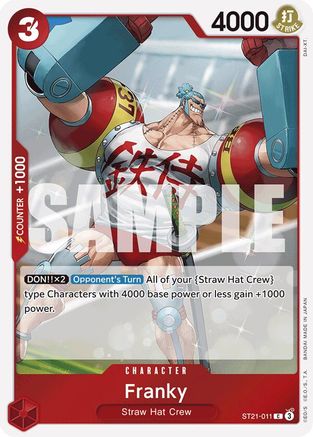 (ST21-011) Franky - Starter Deck EX: Gear 5 Normal