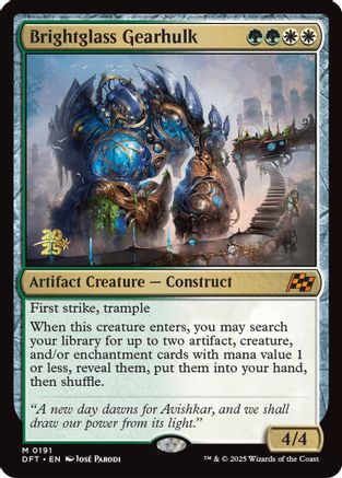 Brightglass Gearhulk (PRE-191) - Prerelease Cards Foil