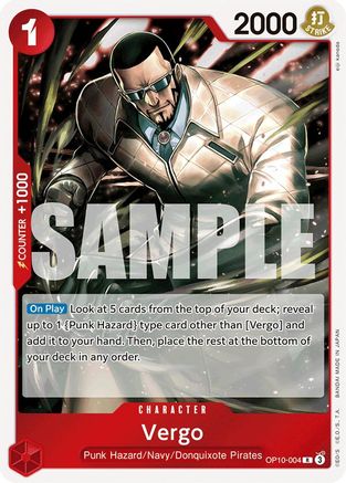 (OP10-004) Vergo - Royal Blood Normal