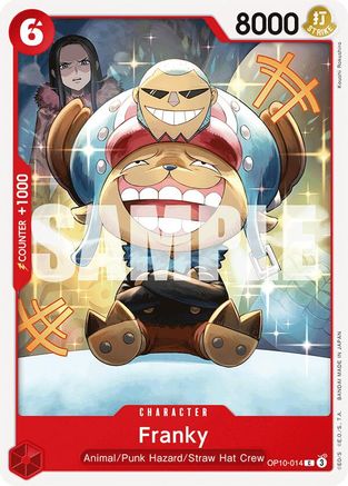 (OP10-014) Franky (014) - Royal Blood Normal
