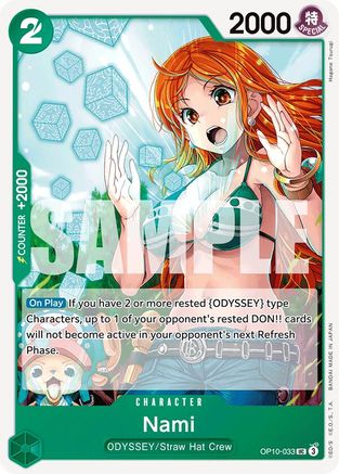 (OP10-033) Nami (033) - Royal Blood Normal