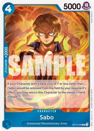 (OP10-049) Sabo - Royal Blood Foil