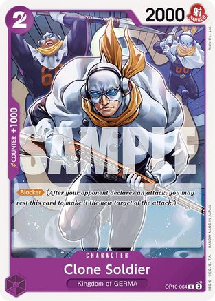 (OP10-064) Clone Soldier - Royal Blood Normal