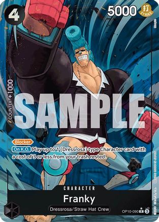 (OP10-090) Franky (090) (Parallel) - Royal Blood Foil