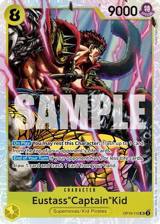 (OP10-112) Eustass"Captain"Kid (112) - Royal Blood Foil