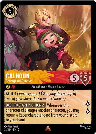 (026/204) Calhoun - Courageous Rescuer - Archazia's Island Cold Foil